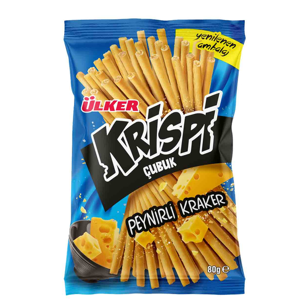 Krispi Peynirli Çubuk Kraker 80Gr